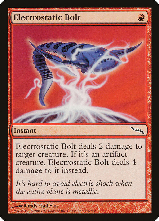 Electrostatic Bolt 89 (Mirrodin)  | Good Games Adelaide SA