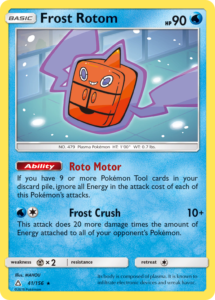 Frost Rotom (41/156) [Sun & Moon: Ultra Prism] | Good Games Adelaide SA