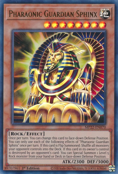 Pharaonic Guardian Sphinx [MP22-EN070] Ultra Rare | Good Games Adelaide SA
