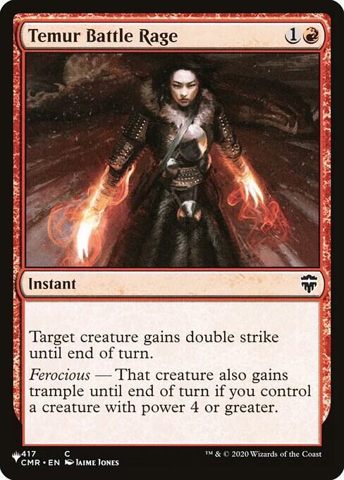 Temur Battle Rage CMR 417 (The List Reprints)  | Good Games Adelaide SA