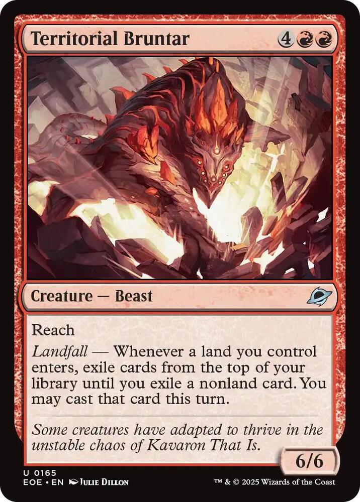 Territorial Bruntar 165 (Edge of Eternities)  - Foil | Good Games Adelaide SA