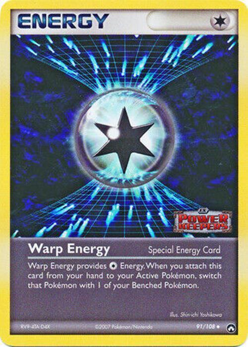 Warp Energy (91/108) (Stamped) [EX: Power Keepers] | Good Games Adelaide SA