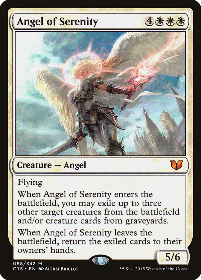 Angel of Serenity [Commander 2015] | Good Games Adelaide SA