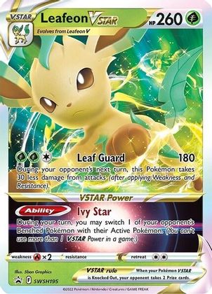 Leafeon VSTAR (SWSH195) [Sword & Shield: Black Star Promos] | Good Games Adelaide SA