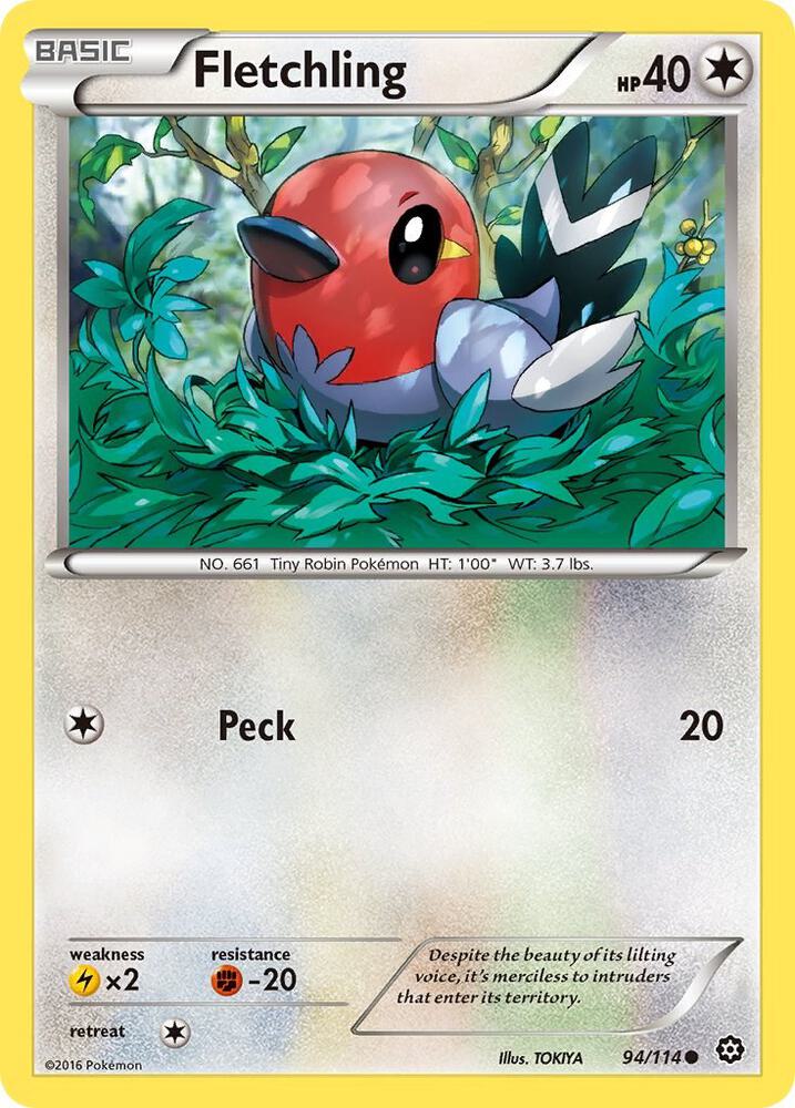 Fletchling 94/114 (XY - Steam Siege)  | Good Games Adelaide SA