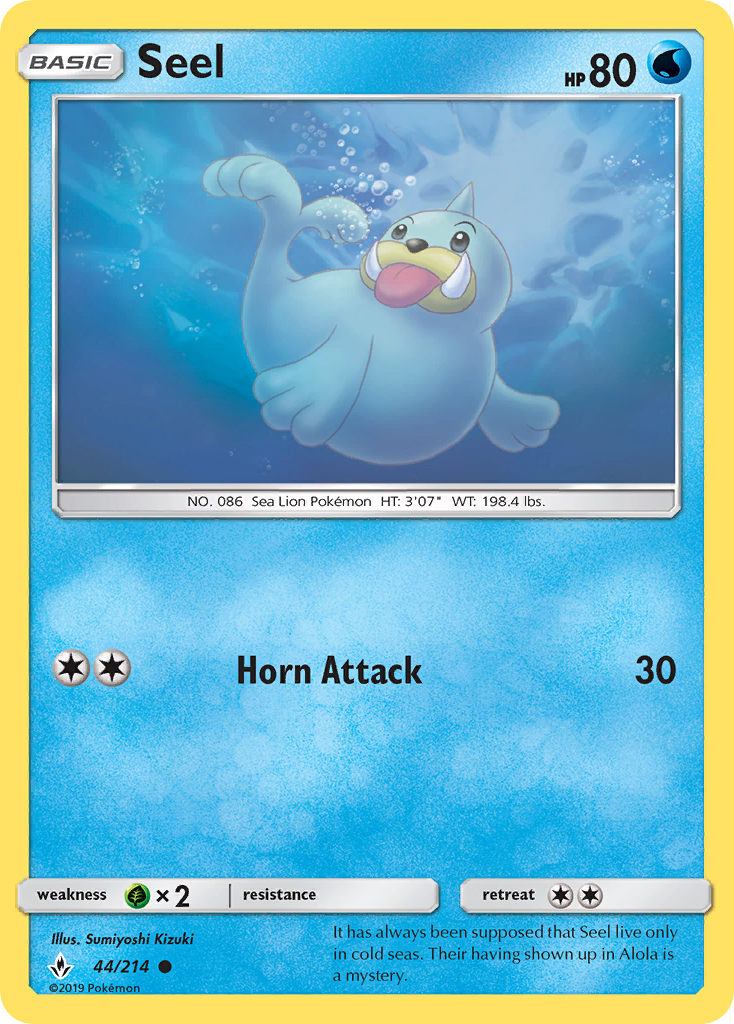 Seel (44/214) [Sun & Moon: Unbroken Bonds] | Good Games Adelaide SA