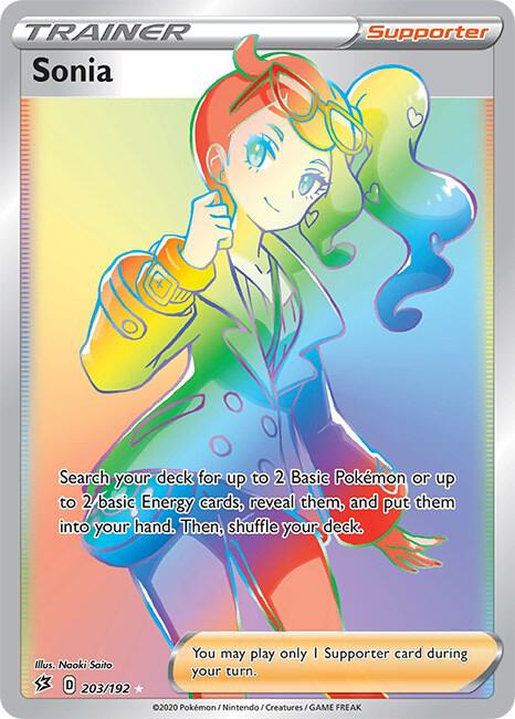 Sonia Secret 203/192 (SWSH02: Rebel Clash)  - Holofoil | Good Games Adelaide SA