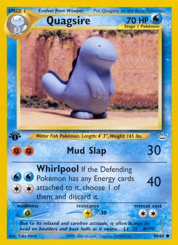 Quagsire (48/64) [Neo Revelation 1st Edition] | Good Games Adelaide SA