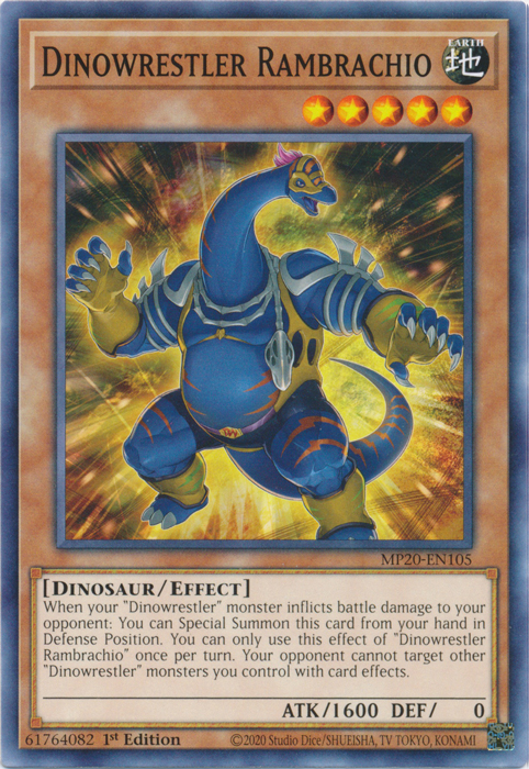 Dinowrestler Rambrachio [MP20-EN105] Common | Good Games Adelaide SA