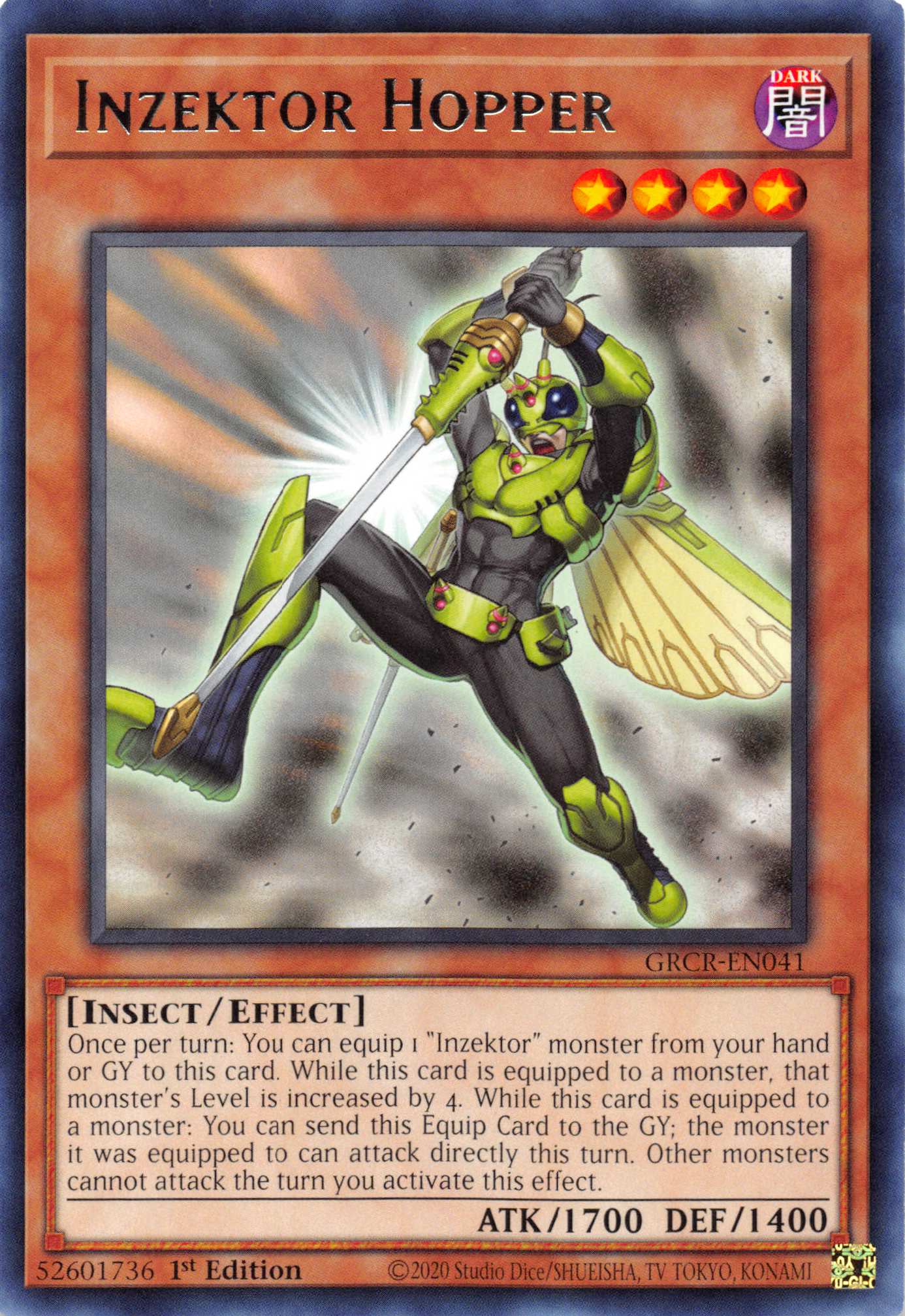 Inzektor Hopper [GRCR-EN041] Rare | Good Games Adelaide SA