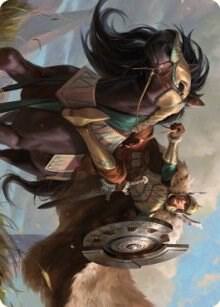 Knight of Dawns Light Art Card 10 (Art Series: Dominaria United)  | Good Games Adelaide SA