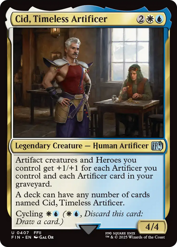 Cid, Timeless Artificer (0407) [FINAL FANTASY] | Good Games Adelaide SA