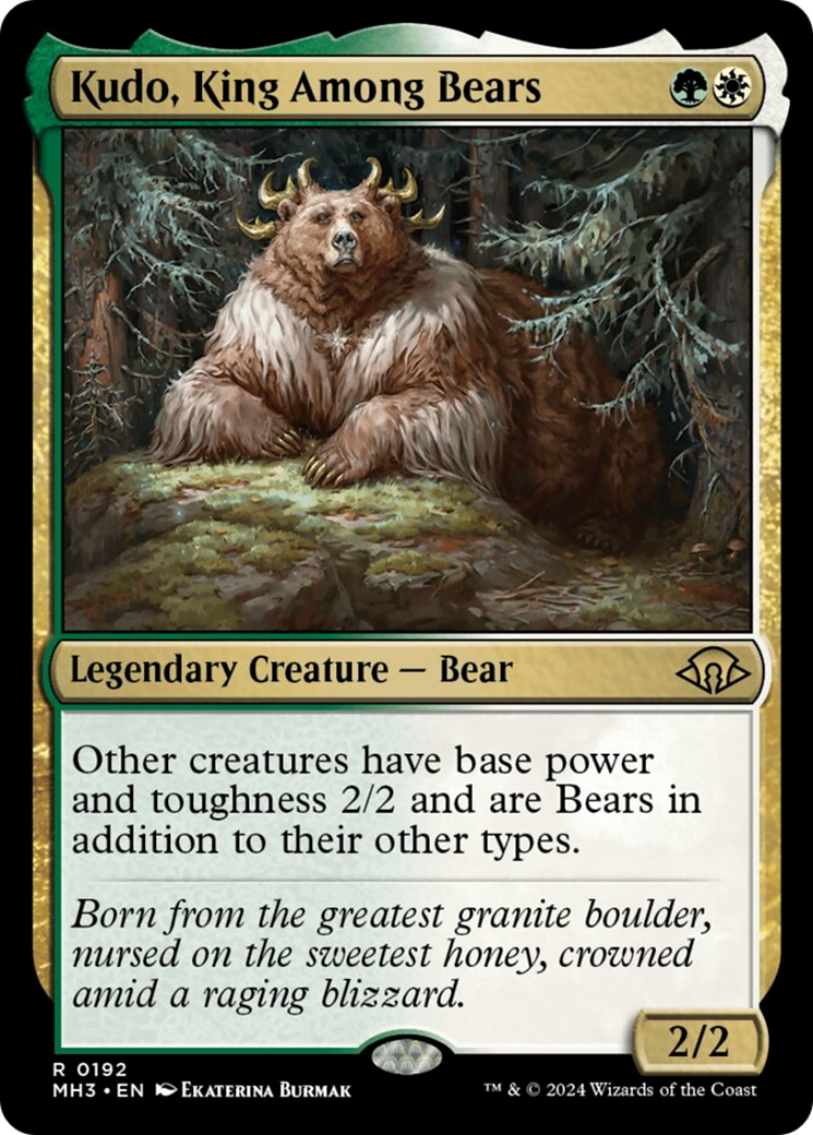 Kudo, King Among Bears [Modern Horizons 3] | Good Games Adelaide SA