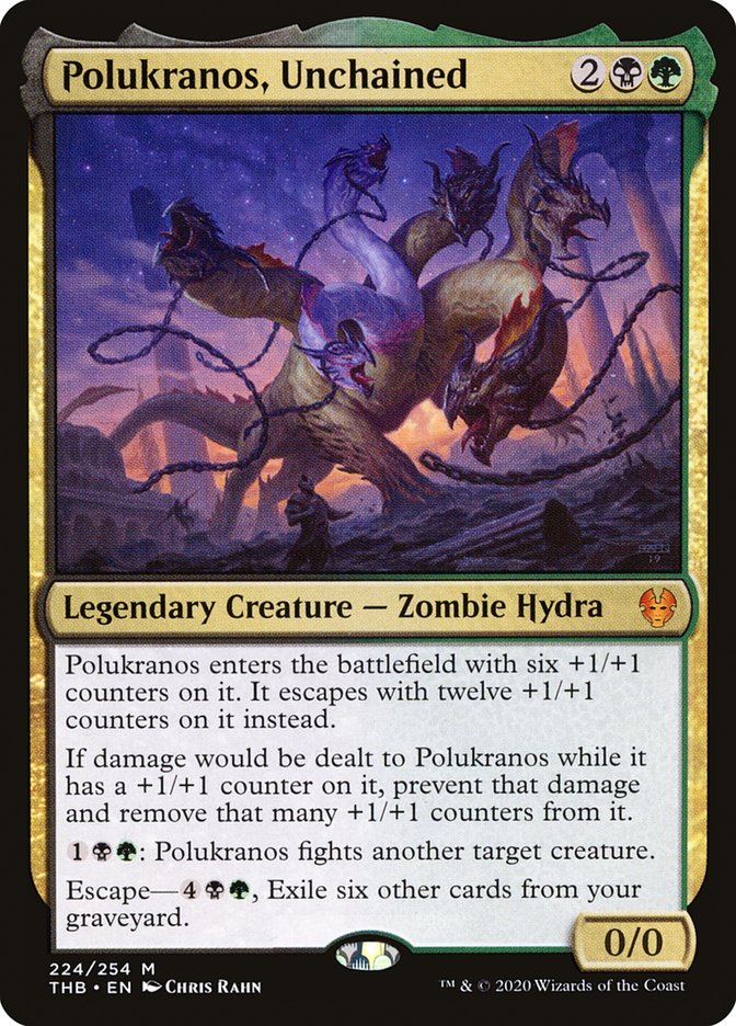 Polukranos, Unchained 224 (Theros Beyond Death)  - Foil | Good Games Adelaide SA