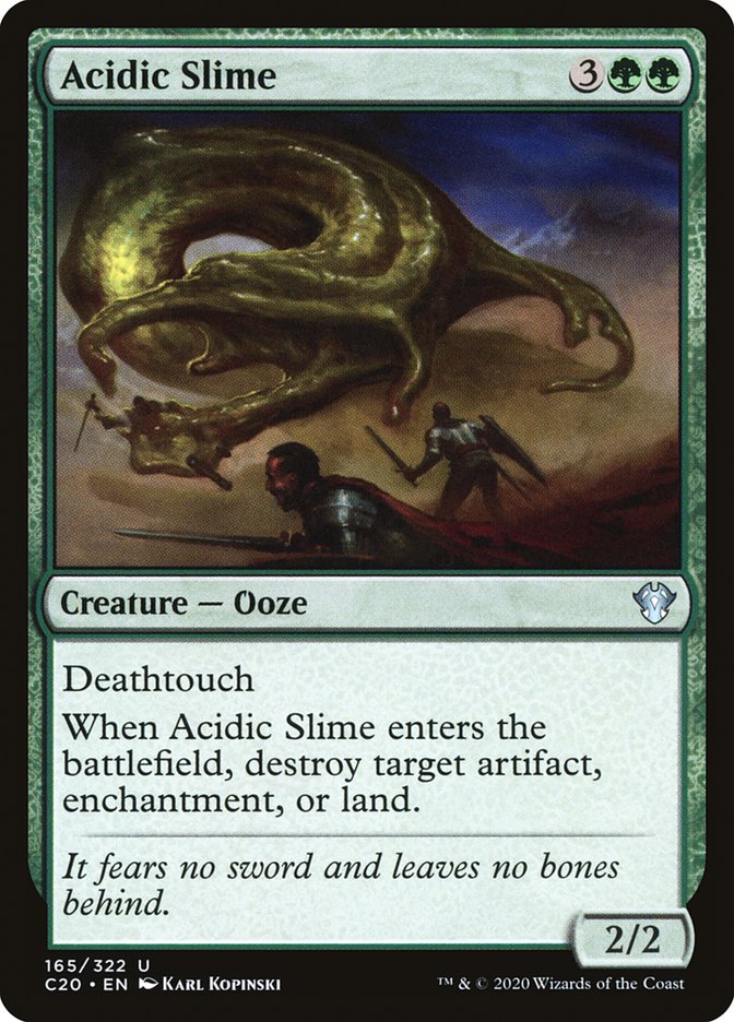 Acidic Slime [Commander 2020] | Good Games Adelaide SA