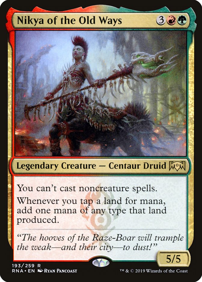 Nikya of the Old Ways 193 (Ravnica Allegiance)  | Good Games Adelaide SA
