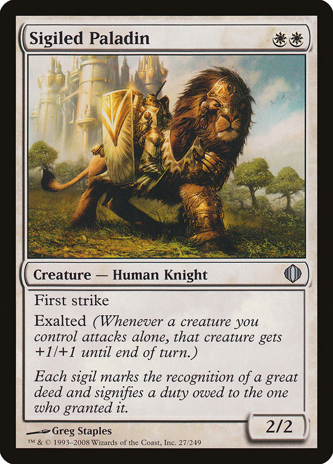 Sigiled Paladin [Shards of Alara] | Good Games Adelaide SA