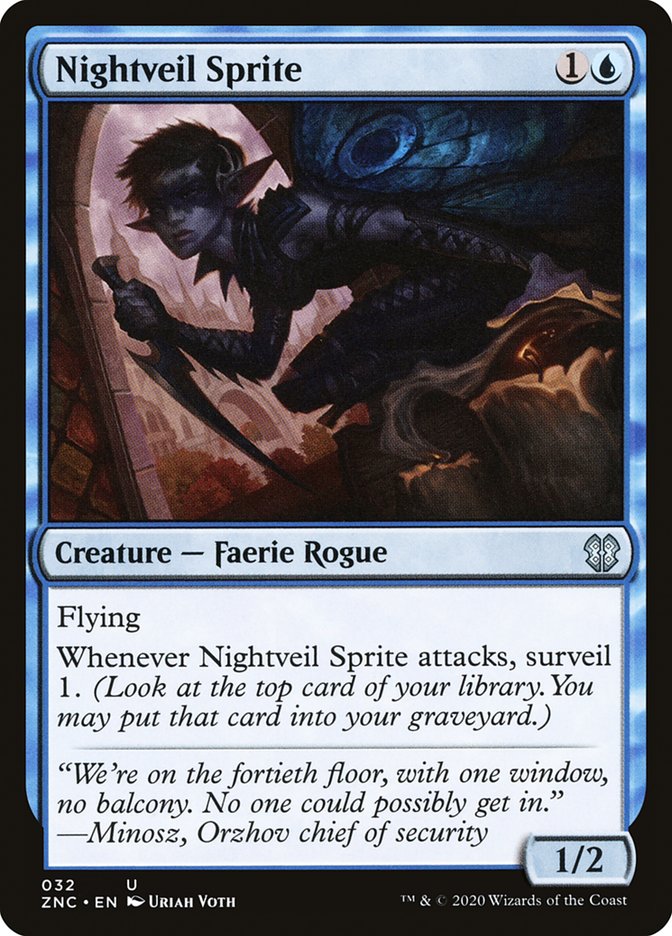 Nightveil Sprite [Zendikar Rising Commander] | Good Games Adelaide SA