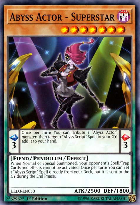 Abyss Actor - Superstar [LED3-EN050] Common | Good Games Adelaide SA