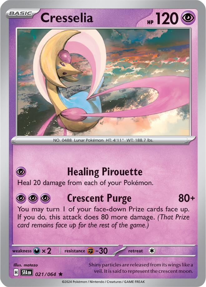 Cresselia 021/064 (SV: Shrouded Fable)  - Holofoil | Good Games Adelaide SA