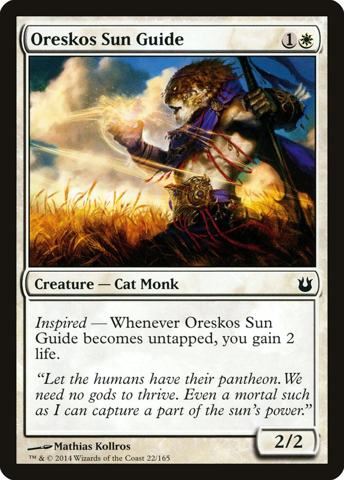 Oreskos Sun Guide 22 (Born of the Gods)  - Foil | Good Games Adelaide SA