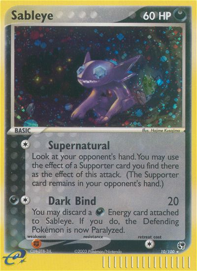 Sableye (10/100) [EX: Sandstorm] | Good Games Adelaide SA