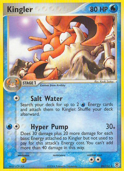 Kingler (26/112) [EX: FireRed & LeafGreen] | Good Games Adelaide SA