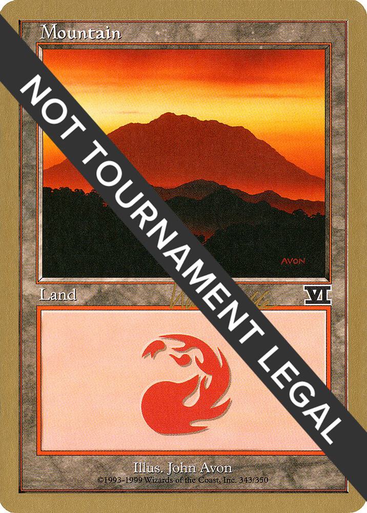 Mountain 343 1999 Kai Budde 6ED kb343/111 (World Championship Decks)  | Good Games Adelaide SA