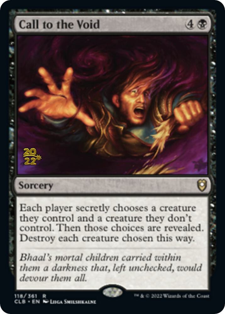 Call to the Void 118 (Prerelease Cards)  - Foil | Good Games Adelaide SA