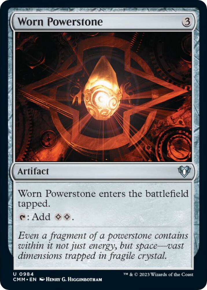 Worn Powerstone 984 (Commander Masters)  | Good Games Adelaide SA