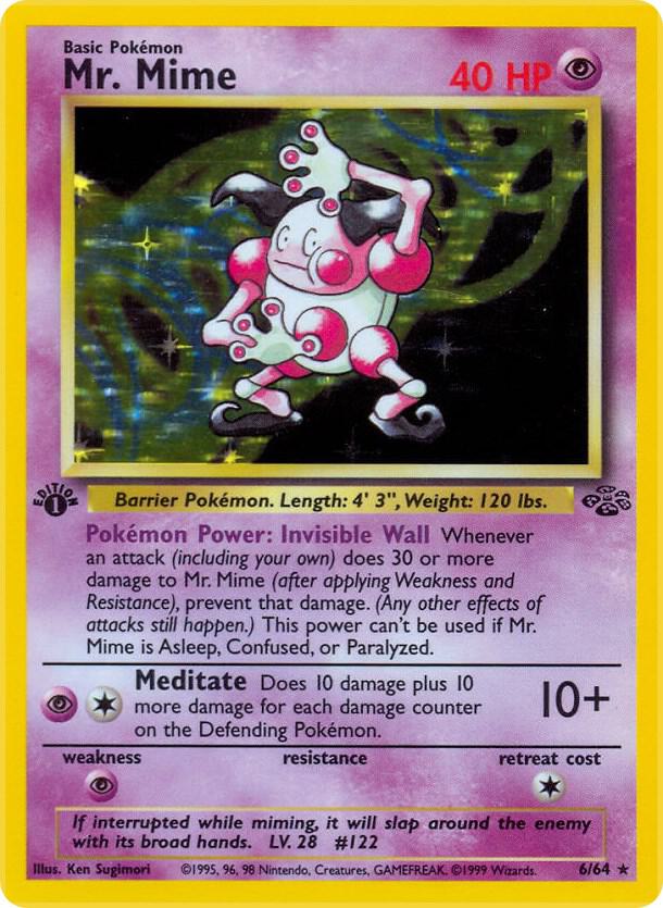 Mr. Mime 06/64 (Jungle)  - 1st Edition Holofoil | Good Games Adelaide SA
