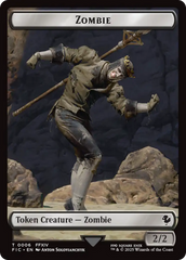 Moogle // Zombie Double-Sided Token [FINAL FANTASY Commander Tokens] | Good Games Adelaide SA