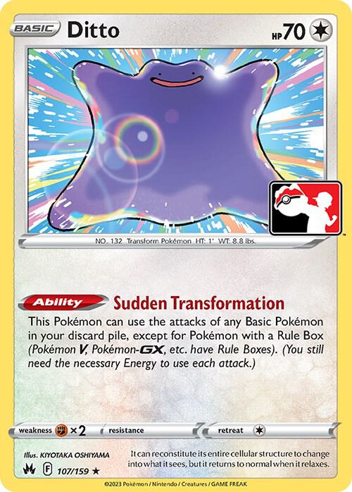 Ditto Series 3 107/159 (Prize Pack Series Cards)  | Good Games Adelaide SA
