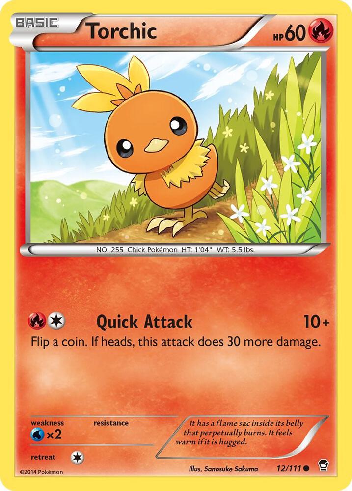 Torchic 12/111 (XY - Furious Fists)  | Good Games Adelaide SA