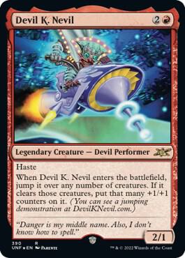 Devil K Nevil Galaxy Foil 390 (Unfinity)  - Foil | Good Games Adelaide SA