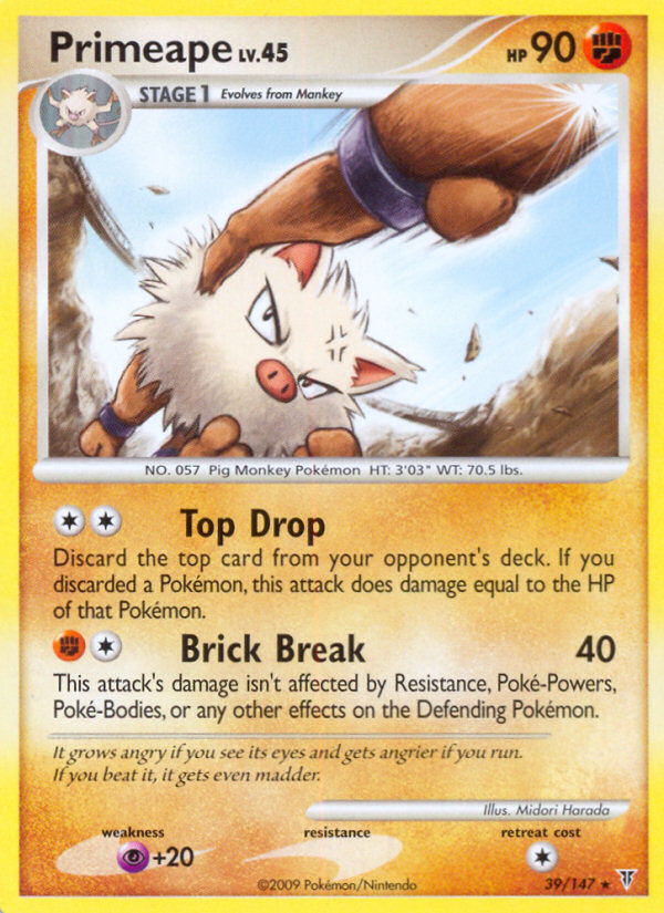 Primeape (39/147) [Platinum: Supreme Victors] | Good Games Adelaide SA