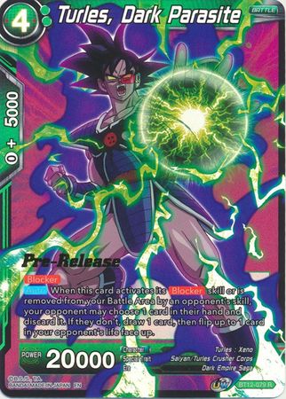 Turles, Dark Parasite (BT12-079) [Vicious Rejuvenation Prerelease Promos] | Good Games Adelaide SA