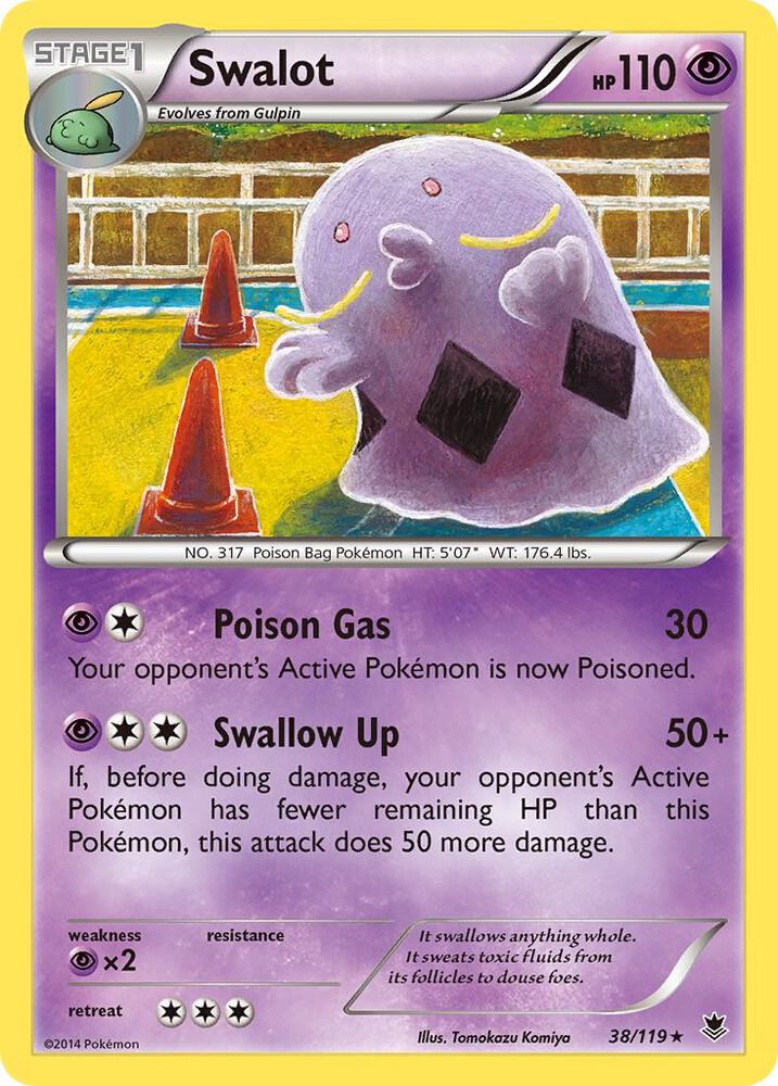 Swalot 38/119 (XY - Phantom Forces)  | Good Games Adelaide SA