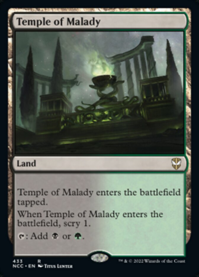 Temple of Malady [Streets of New Capenna Commander] | Good Games Adelaide SA