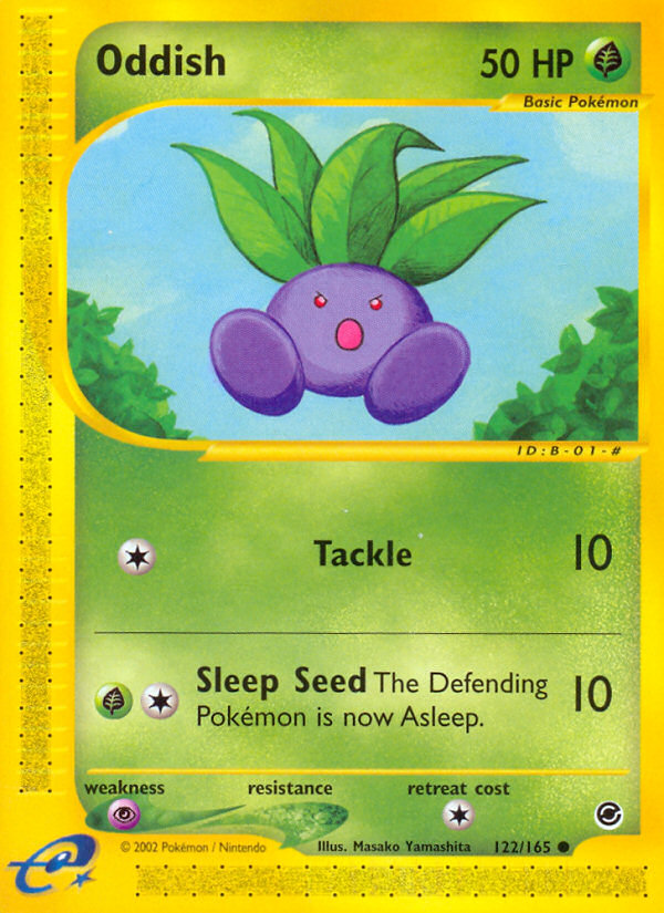Oddish (122/165) [Expedition: Base Set] | Good Games Adelaide SA