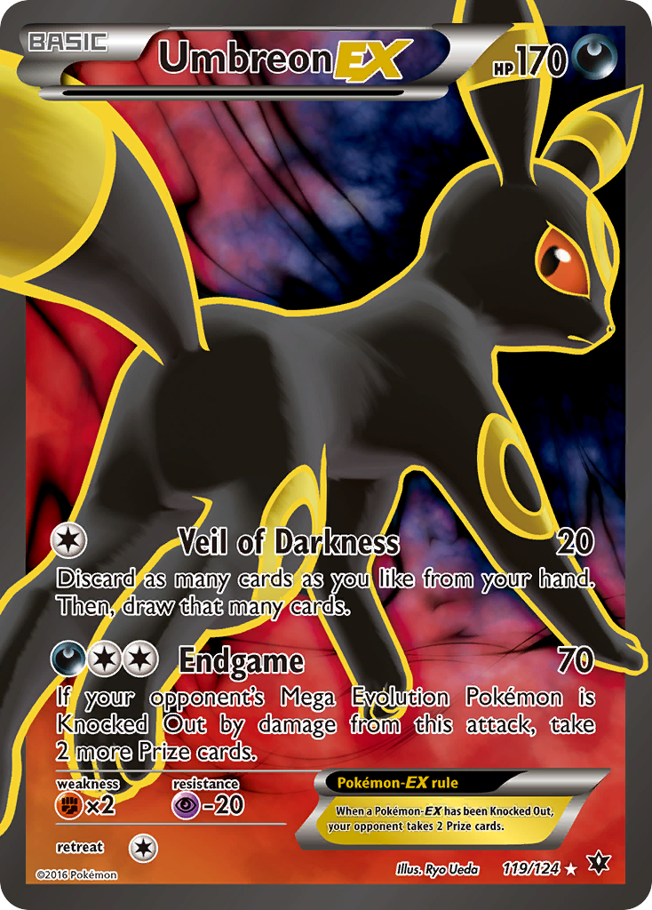 Umbreon EX (119/124) [XY: Fates Collide] | Good Games Adelaide SA