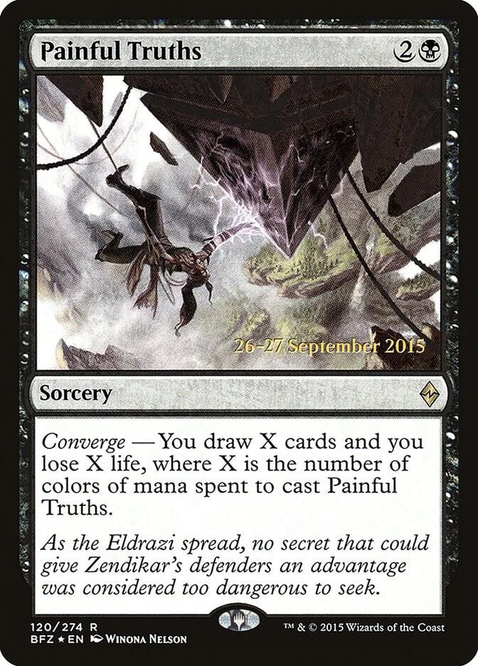Painful Truths 120 (Prerelease Cards)  - Foil | Good Games Adelaide SA