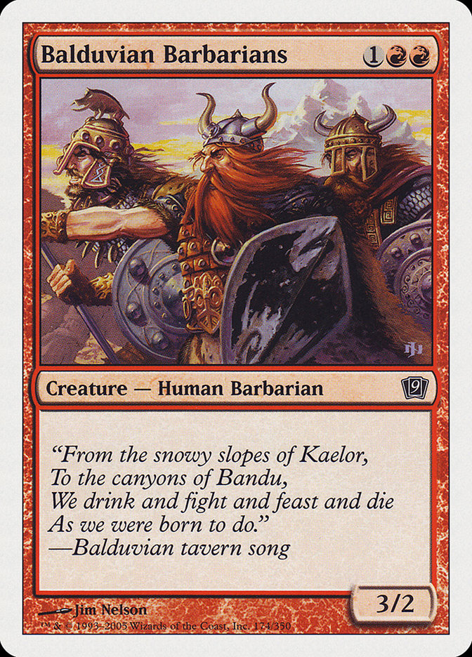 Balduvian Barbarians 174 (9th Edition)  | Good Games Adelaide SA