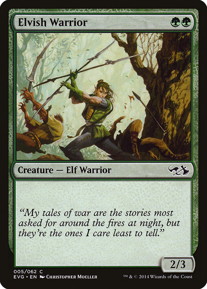 Elvish Warrior 5 (Duel Decks: Anthology)  | Good Games Adelaide SA