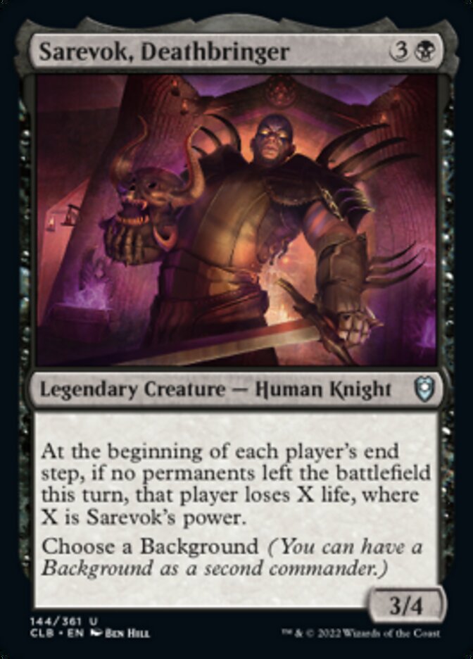Sarevok, Deathbringer [Commander Legends: Battle for Baldur's Gate] | Good Games Adelaide SA