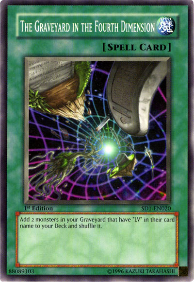 The Graveyard in the Fourth Dimension [SD1-EN020] Common | Good Games Adelaide SA