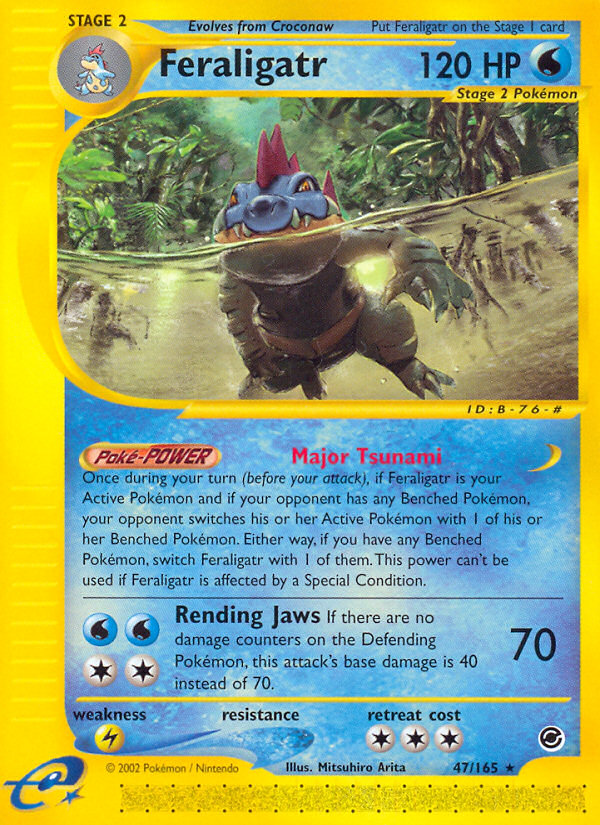 Feraligatr (47/165) [Expedition: Base Set] | Good Games Adelaide SA