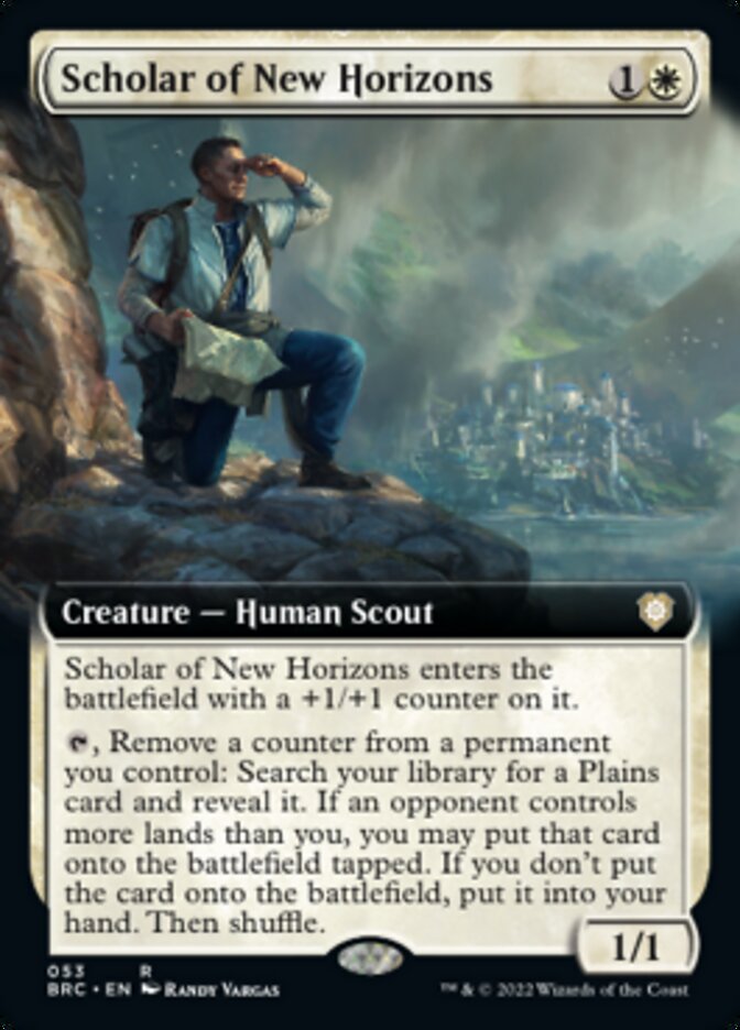 Scholar of New Horizons (Extended Art) [The Brothers' War Commander] | Good Games Adelaide SA