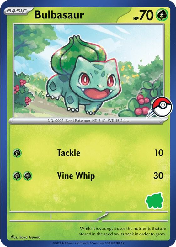 Bulbasaur Blue Border  (My First Battle)  | Good Games Adelaide SA