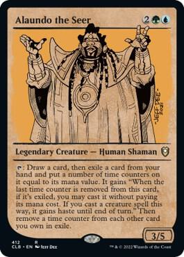 Alaundo the Seer Showcase 412 (Commander Legends: Battle for Baldur's Gate)  - Foil | Good Games Adelaide SA